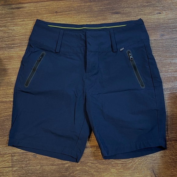 Helly Hansen Women's 28 Crewline Shorts Sailing Quick Dry Stretch Ripstop Navy - Picture 1 of 11